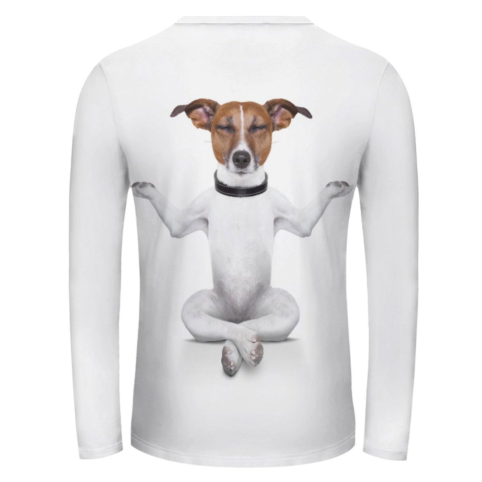 Amazon.co.jp: 長袖tシャツ メンズ ジャックラッセルテリア ヨガ 犬柄
